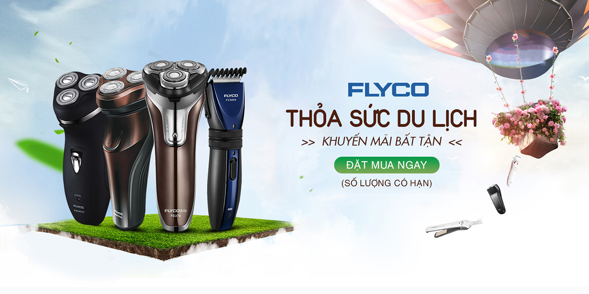 MÁY CẠO RÂU ĐIỆN FLYCO